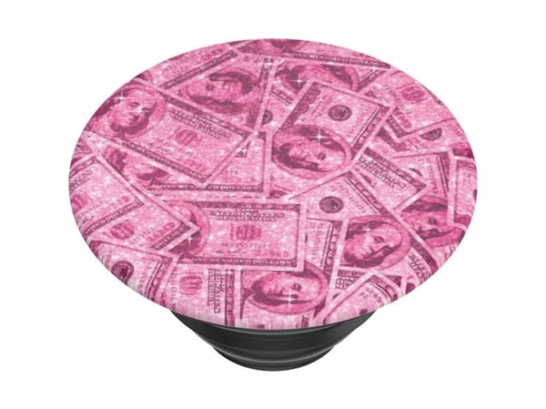 PopSockets PopGrip, Grep, Rosa, Pink Bling, Universell, 1 stykker, 75 mm