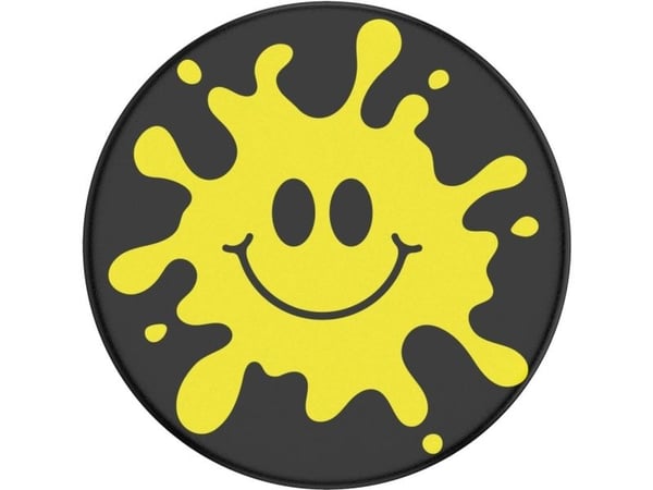 PopSockets PopGrip, Grippi, Musta, Keltainen, Universaali, 1 kpl, 75 mm, 150 mm