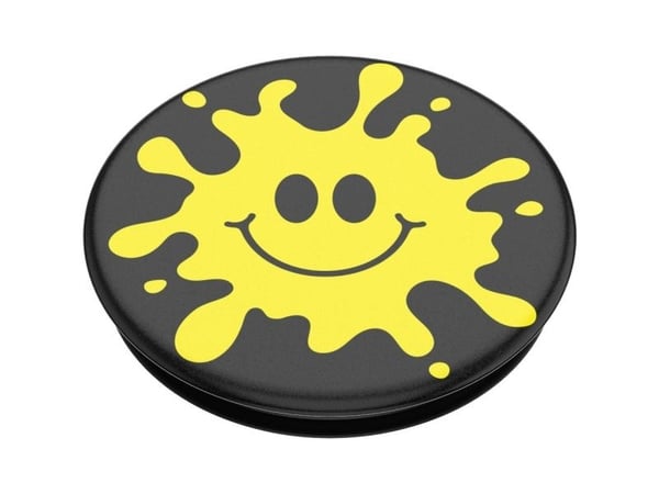 PopSockets PopGrip, Grippi, Musta, Keltainen, Universaali, 1 kpl, 75 mm, 150 mm