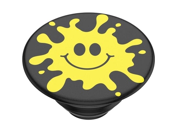 PopSockets PopGrip, Grippi, Musta, Keltainen, Universaali, 1 kpl, 75 mm, 150 mm
