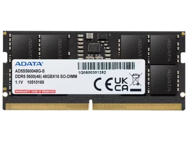 ADATA - DDR5 - modul - 48 GB - SO DIMM 262-pin - CL46 - 1.1 V - on-die ECC