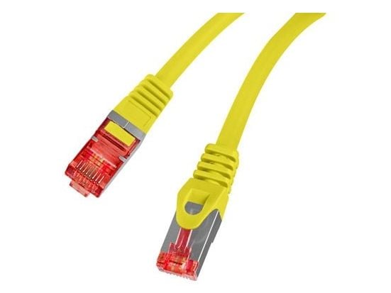 Lanberg PCF6-10CU-0025-Y, 0,25 m, Cat6, S/FTP (S-STP), RJ-45, RJ-45, Gult