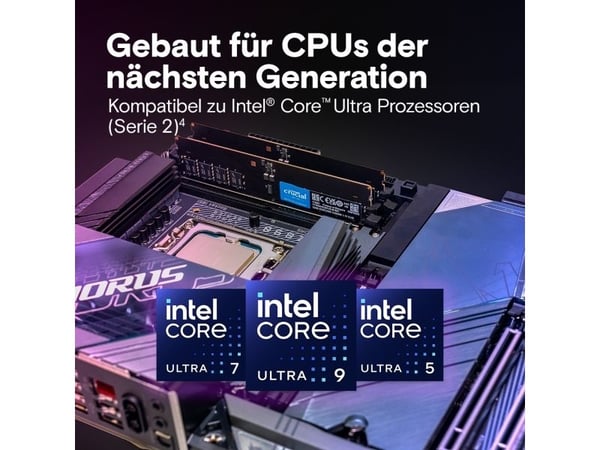 Crucial 32GB DDR5-6400 CUDIMM -muistikortti