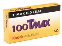Kodak Professional T-Max 100 - Svart/hvit duplikatfilm - 120 (6 cm) - ISO 100 - 5 ruller
