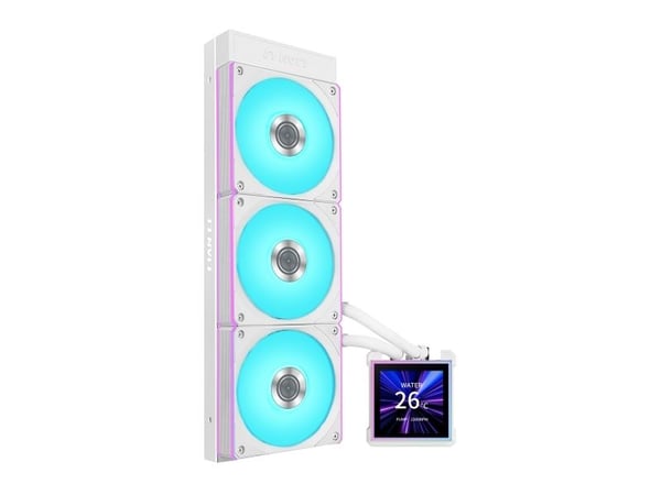 Lian Li Hydroshift II LCD-S 360 CL - Væskekjølesystem for prosessor - (for: LGA1700, LGA1851, AM4, AM5) - 120 mm - hvit