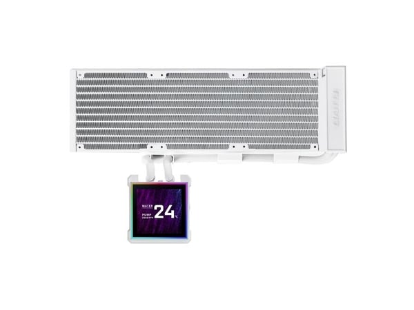 Lian Li HydroShift II LCD-S 360 Fanless, Væskekjølesett, 1600 RPM, 3200 RPM, Hvit