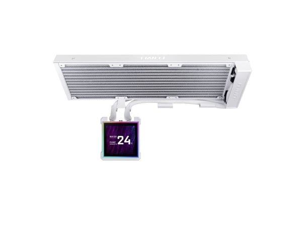 Lian Li HydroShift II LCD-S 360 Fanless, Væskekjølesett, 1600 RPM, 3200 RPM, Hvit