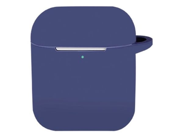 TerraTec Air Box - etui for trådløse øretelefoner - polykarbonat - marineblå - for Apple AirPods (1. generasjon, 2. generasjon)