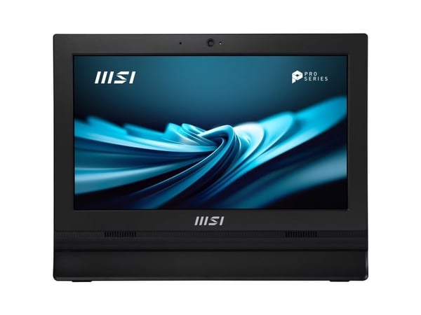 MSI PRO AP162T ADL-019DE - Alt-i-ett - N100 inntil - SSD 128 GB - NVMe - Gigabit Ethernet - Win 11 Pro - monitor: LED - svart