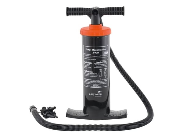 Easy Camp 680280, Handluftpump, Uppblåsbar utrustning, Svart, Orange, 223 mm, 114 mm, 400 mm