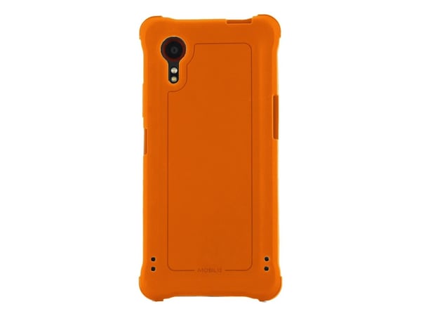 Mobilis PROTECH - Baksidedeksel for mobiltelefon - forsterket - oransje - for Samsung Galaxy XCover7