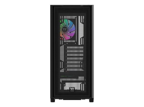 Thermaltake S Series S380 TG ARGB - Mid tower - ATX - sidepanel med vindu (herdet glass) - ingen strømforsyning (PS2) - svart - USB/lyd