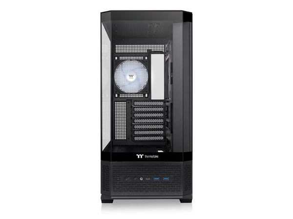 Thermaltake View 370 TG ARGB, Midi Tower, PC, Sort, ATX, EATX, micro ATX, Mini-ITX, SPCC, Hærdet glass, Spil