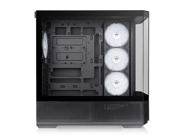 Thermaltake View 370 TG ARGB, Midi Tower, PC, Sort, ATX, EATX, micro ATX, Mini-ITX, SPCC, Hærdet glass, Spil