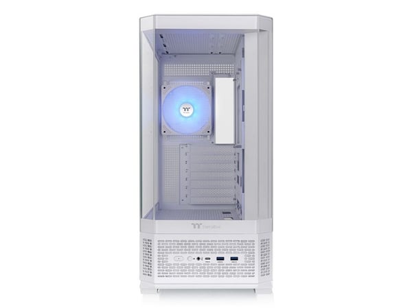 Thermaltake View 370 TG ARGB, Midi Tower, PC, Hvit, ATX, EATX, Micro ATX, Mini-ITX, SPCC, Herdet glass, Spilling