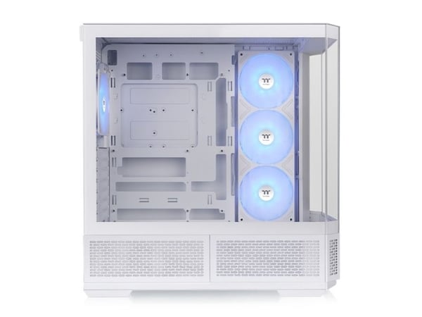 Thermaltake View 370 TG ARGB, Midi Tower, PC, Hvit, ATX, EATX, Micro ATX, Mini-ITX, SPCC, Herdet glass, Spilling