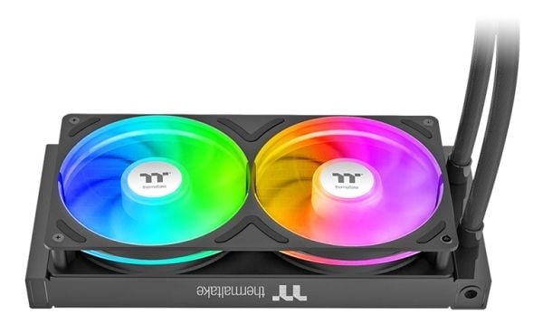 Thermaltake TH240 V3 ARGB, Alt-i-ett væskekjøler, 12 cm, 500 RPM, 2500 RPM, Svart
