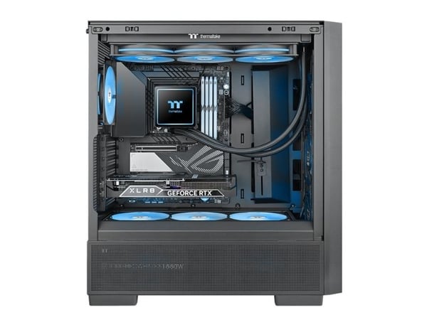 Thermaltake TH360 V3 ARGB, Alt-i-ett væskekjøler, 12 cm, 500 RPM, 2500 RPM, Svart