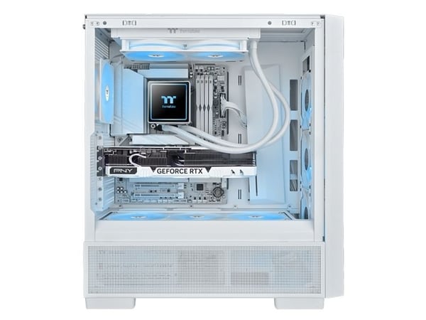 Thermaltake TH240 V3 ARGB, Alt-i-ett væskekjøler, 12 cm, 500 RPM, 2500 RPM, Hvit
