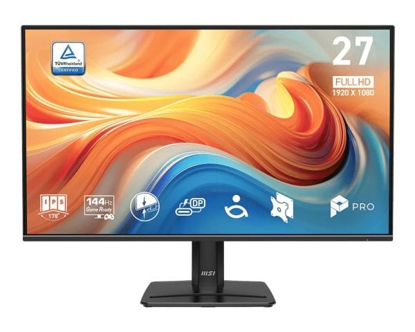 MSI Pro MP272 E14C, 68,6 cm (27"), 1920 x 1080 piksler, Fuld HD, LED, 4 ms, Sort
