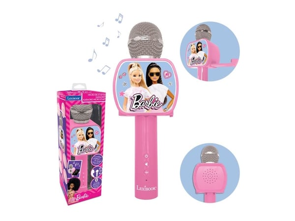 Lexibook Barbie MIC240BB - Bærbar karaoke - uten operativsystem