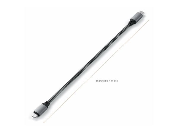 Satechi SATECHI USB-C to Lightning MFi Cable 0.25m