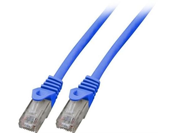 EFB-Elektronik RJ45 patchkabel Kat.6 U/UTP LSZH CCA blå 5m Produsent: EFB Elektronik (K8104BL.5)
