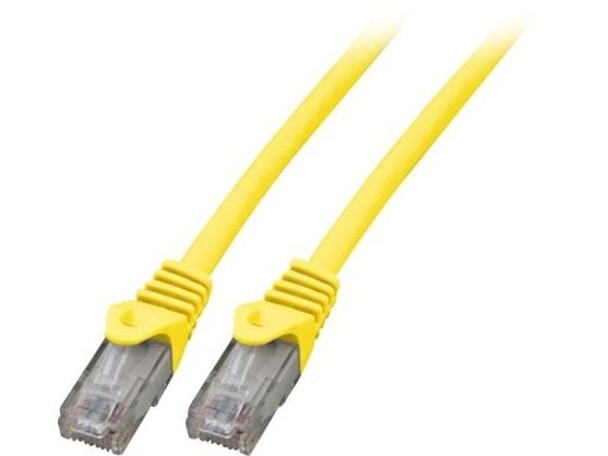 EFB-Elektronik RJ45 patch-kaapeli Cat.6 U/UTP LSZH CCA keltainen 10m Valmistaja: EFB Elektronik (K8104GE.10)
