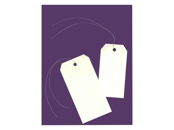 Avery 75-410, Gräddfärgad, Universal, Rektangel, 160 g/m ^, 6 cm, 12 cm