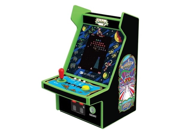 My Arcade GALAGA Micro Player Pro, Monivärinen, Kotipainike, Käynnistyspainike, 6,98 cm (2.75"), 3,5 mm, USB/Akku, AA