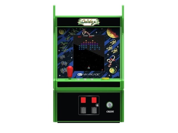 My Arcade GALAGA Micro Player Pro, Flerfarget, Hjem-knapp, Startknapp, 6,98 cm (2.75"), 3,5 mm, USB/batteri, AA