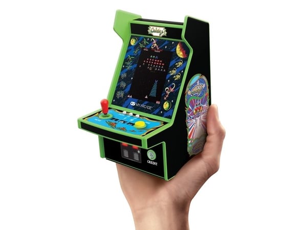 My Arcade GALAGA Micro Player Pro, Flerfarget, Hjem-knapp, Startknapp, 6,98 cm (2.75"), 3,5 mm, USB/batteri, AA