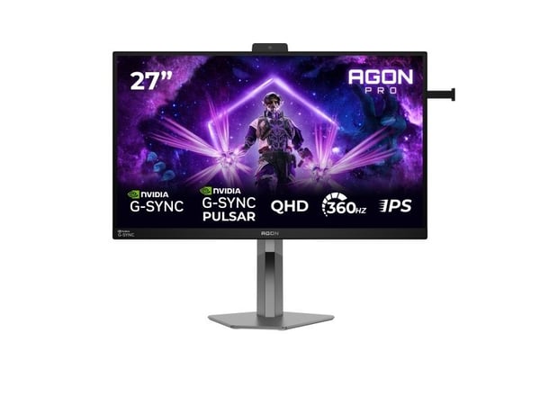 AOC AG276QSG2/96, 68,6 cm (27"), 2560 x 1440 piksler, 1 ms, Svart, Grå