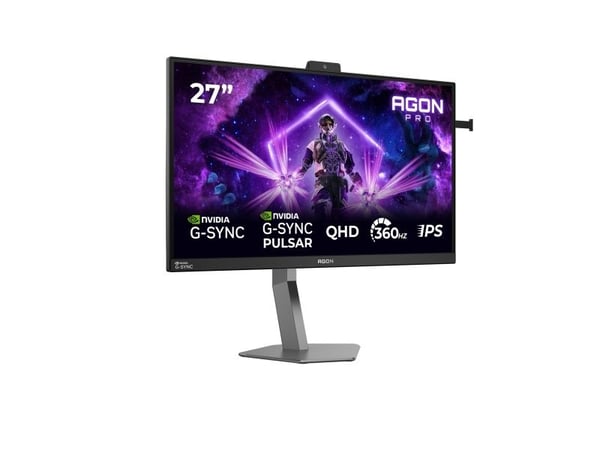 AOC AG276QSG2/96, 68,6 cm (27"), 2560 x 1440 piksler, 1 ms, Svart, Grå
