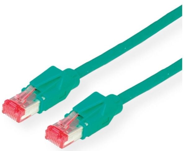 Kerpen E5-70 S/F - Patch-kabel - RJ-45 (hane) till RJ-45 (hane) - 5 m - par i metallfolie (PiMF) - CAT 6 - halogenfri - grön