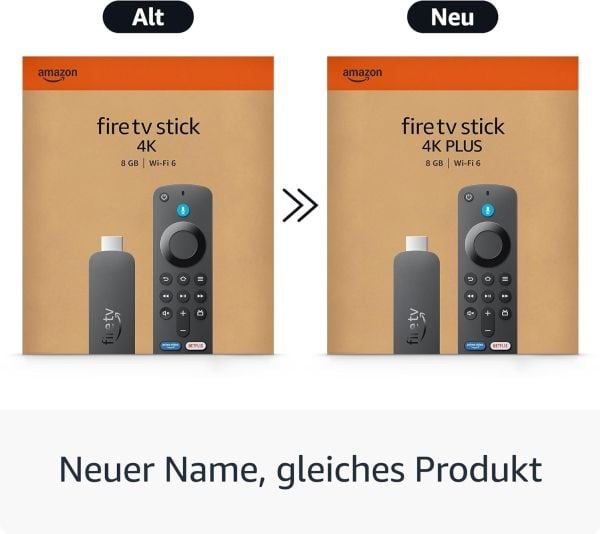 Amazon Fire TV Stick 4K Plus - AV-spiller - 8 GB - 4K UHD (2160p) - 60 fps - HDR