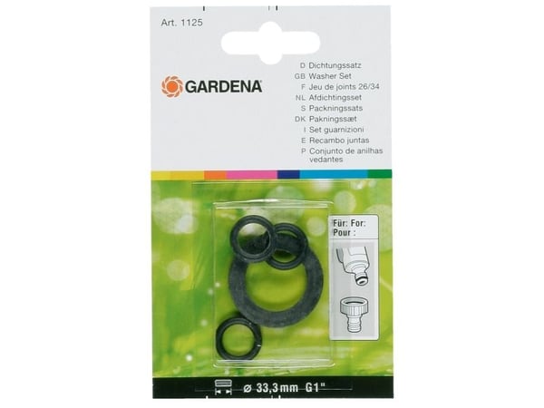 Gardena 1126-20, Vannskåret pakning, Ring, Sort, Gardena 900-50, 2900-20