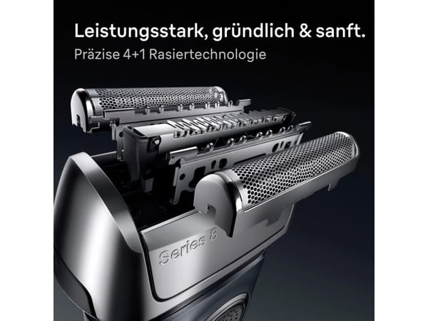 Braun Series 8 83 M, Barberingshode, 1 hoder, Svart, Rustfritt stål, 18 måned(er), Braun, Series 8