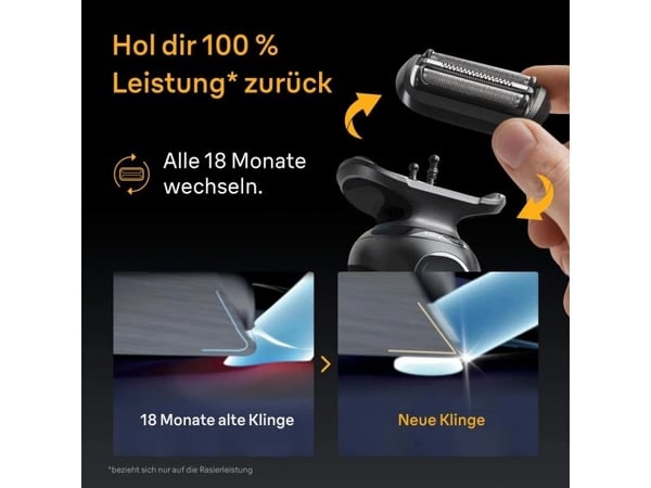 Braun Series 5 54 B, Barberingshode, 1 hoder, Svart, Rustfritt stål, 18 måned(er), Braun, Series 5 54 B