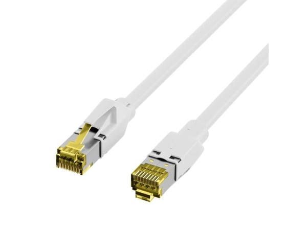 Produsent: EFB Elektronik RJ45 patchkabel S/FTP, Cat.6A, TM31, UC900, 0.25m, hvit Cat.6A RJ45 patchkabel produsert i Europa sikrer svært gode egens...