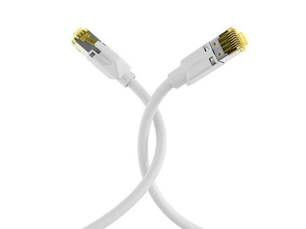 Produsent: EFB Elektronik RJ45 patchkabel S/FTP, Cat.6A, TM31, UC900, 0.25m, hvit Cat.6A RJ45 patchkabel produsert i Europa sikrer svært gode egens...