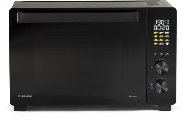 Hisense HOM30AF, 30 L, 1800 W, Vapaasti seisova, Musta, Rotaatio, Kosketus, 518 mm