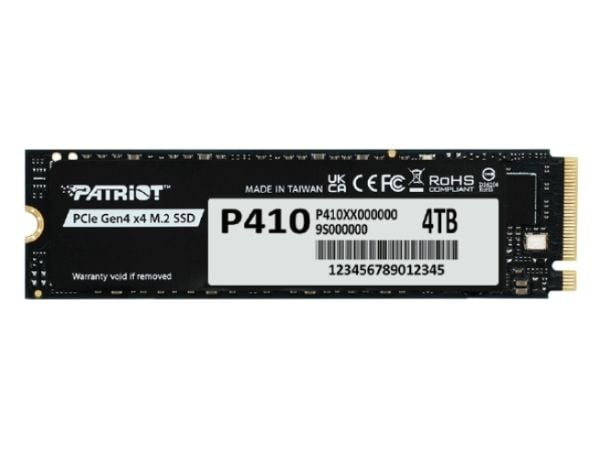 Patriot P410 - SSD - 4 TB - sisäinen - M.2 2280