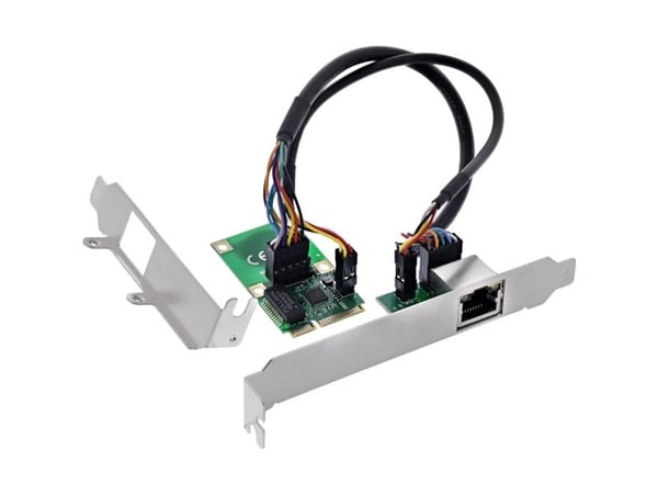 InLine 76622V, Intern, Koblet med ledninger (ikke trådløs), PCI Express, Ethernet, 1000 Mbit/s