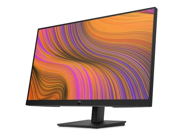 HP P24h G5 - LED-skjerm - 23.8" - 1920 x 1080 Full HD (1080p) @ 75 Hz - IPS - 250 cd/m² - 1000:1 - 5 ms - HDMI, VGA, DisplayPort - høyttalere - svart
