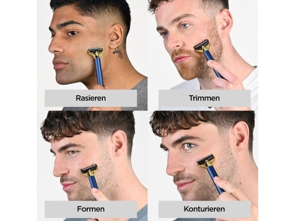 BaByliss Super- X Metal X-Blade, Barberingsmaskin, Blå, Metall, Titan, Knapper, 1 mm