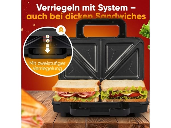 ProfiCook PC-ST 1315, Ruostumaton teräs, Ruostumaton teräs, 900 W, 220–240, 50/60 Hz, 1 kpl