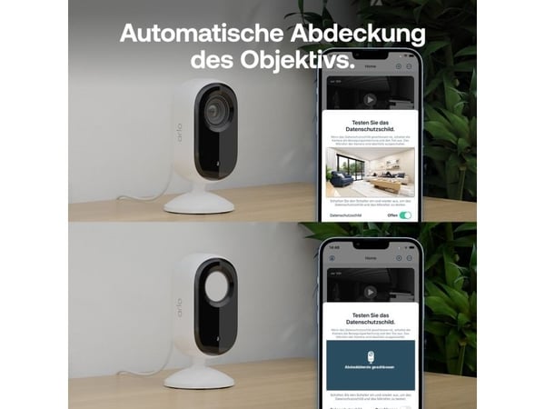 Arlo Essential - Nettverksovervåkingskamera - innendørs - farge (Dag og natt) - lyd - trådløs - Wi-Fi (en pakke 3)