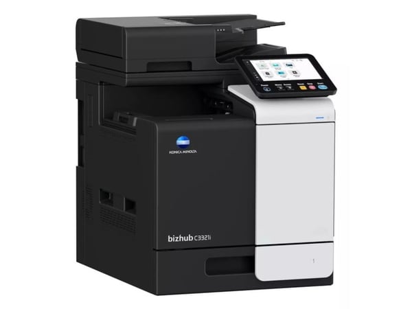 Konica Minolta bizhub C3321i, Laser, Väritulostus, 1200 x 1200 DPI, A4, Suoratulostus, Musta, Valkoinen