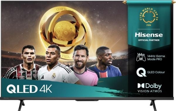 Hisense 43E77Q PRO - 43" Diagonalklasse E7Q PRO Series LED-bakgrunnsbelyst LCD TV - QLED - Smart TV - VIDAA - 4K UHD (2160p) 3840 x 2160 - HDR - Qu...